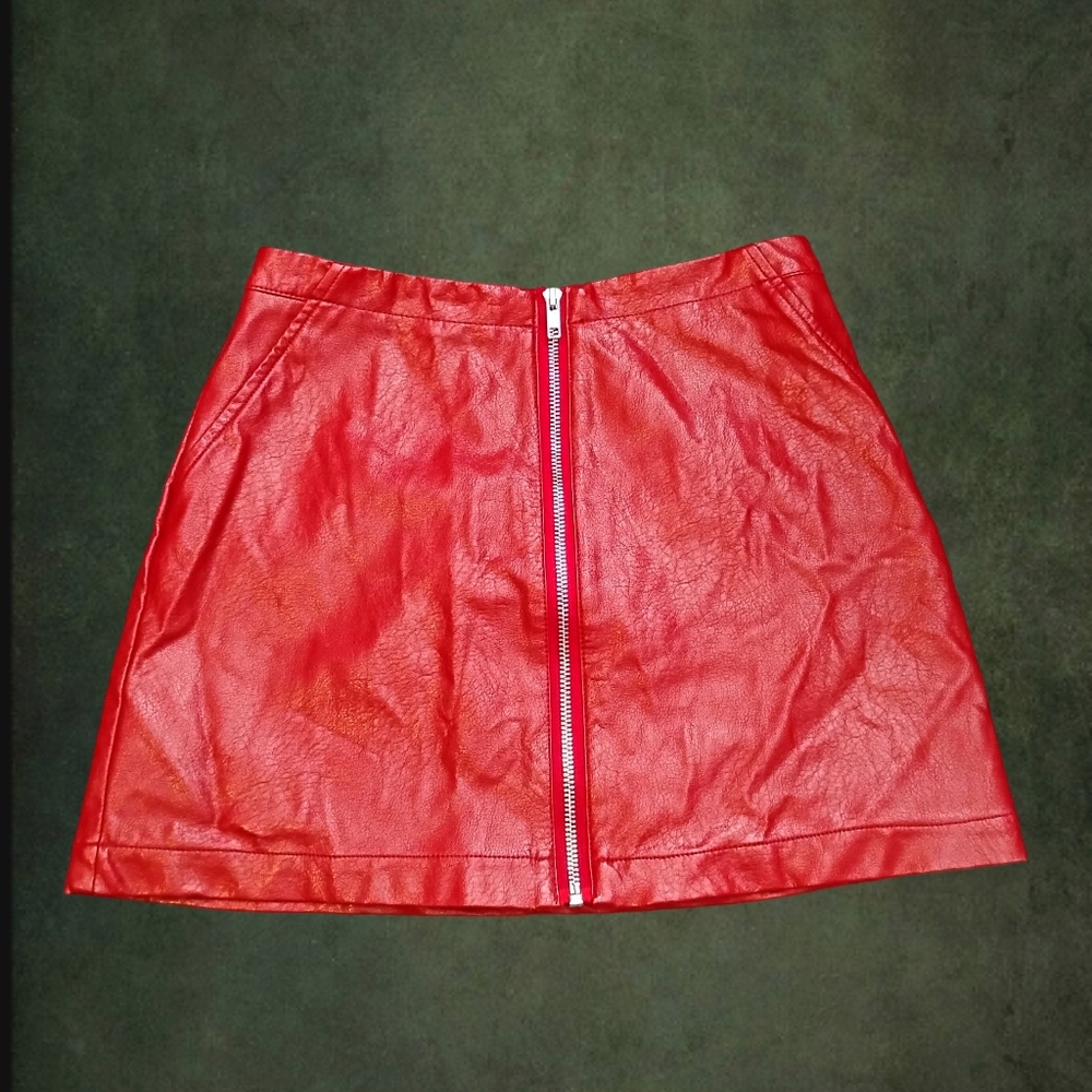 Red comme USA mini skirt